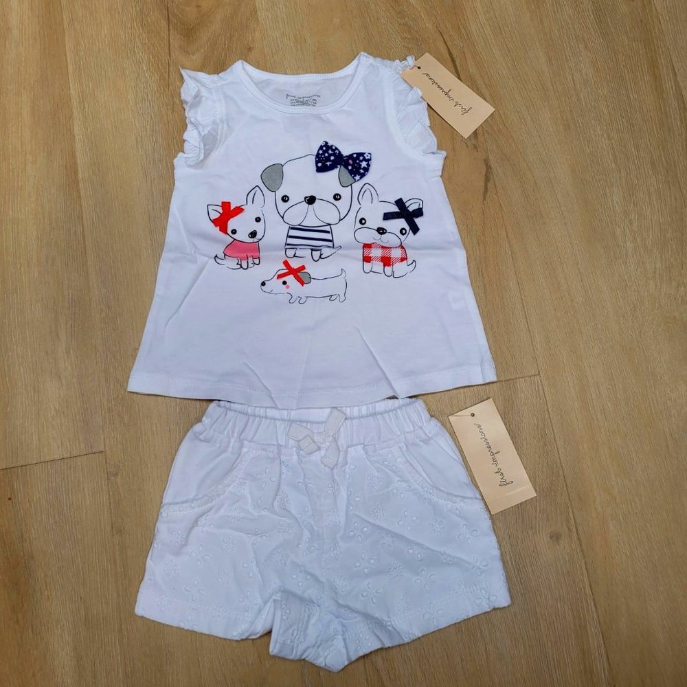 5. First Impressions baby girls outfit.  Ages  3 - 6 months.